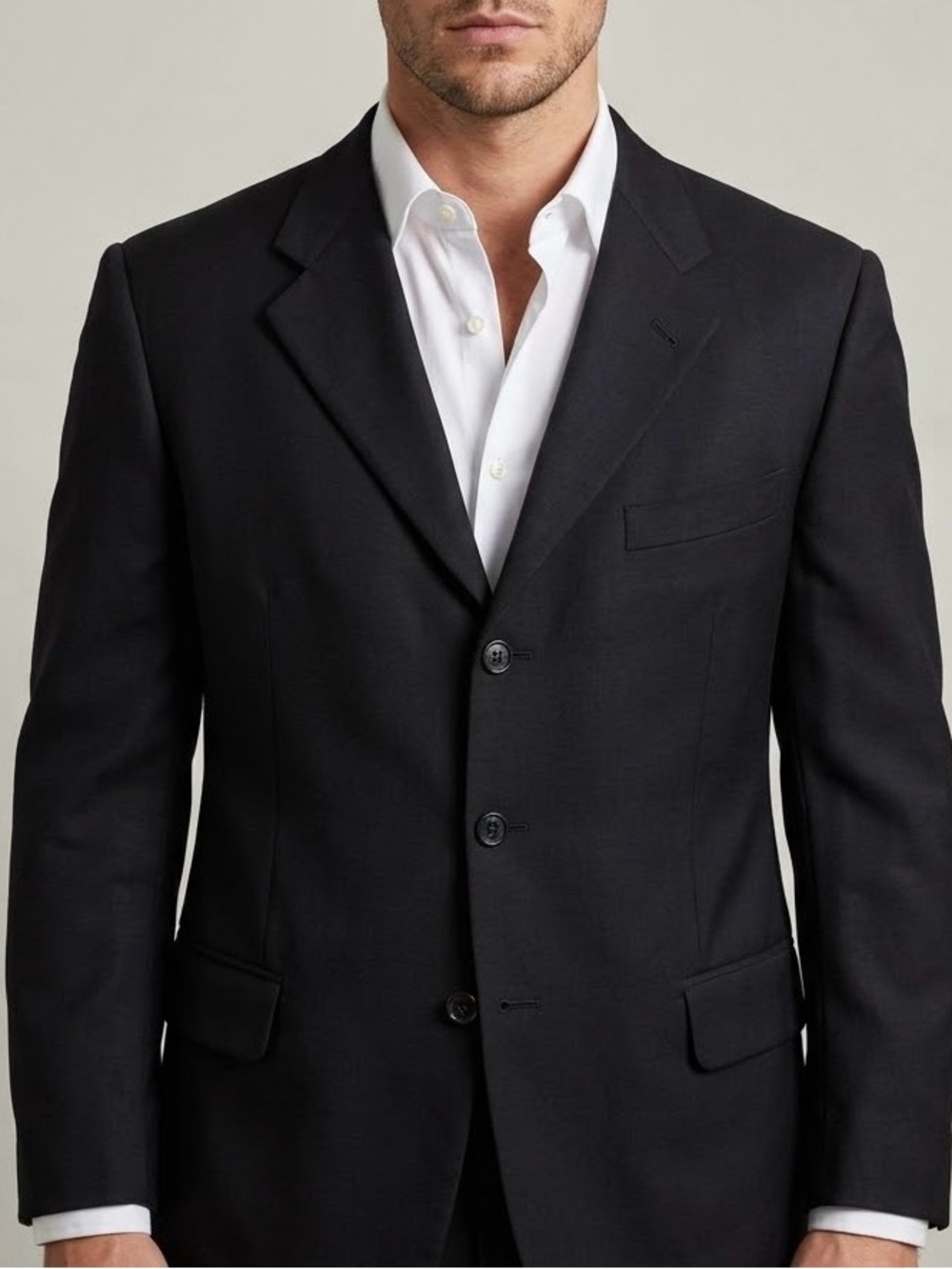 Giorgio Zillioni Vintage Men’s Black Blazer